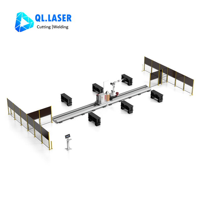 7axis Rail Type Robot Welding Workstation