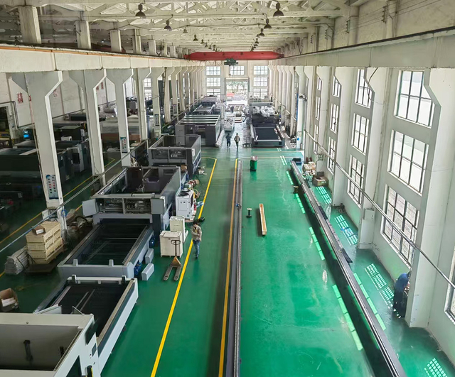 Factory for fiber laser cutting machine