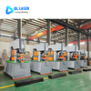 Batch grey hydraulic ironworker punching station side view heavy duty metal ironworker