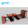 Whole set exchange table laser cutting equipment with vertical material warehouse and vacuum loading manipulator for continuous metal cutting