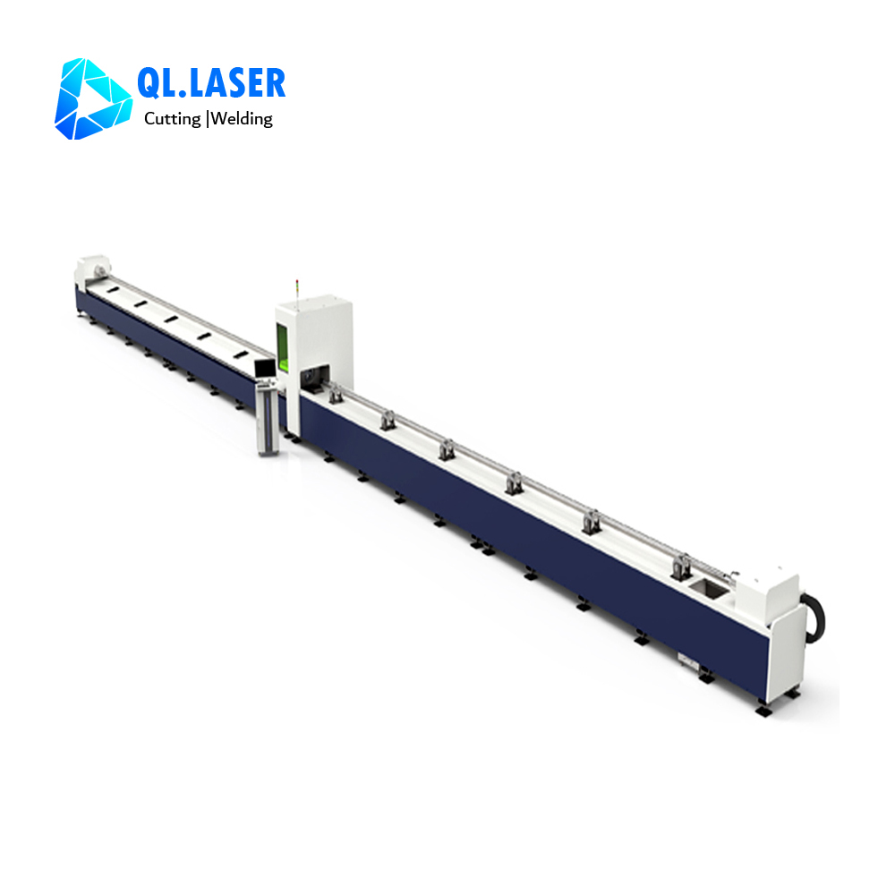 3 chuck tube laser cutting machine processing metal pipe shapes