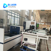  tube laser cutting machine equipped with BLT310T high precision laser cutting head