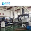 20kW 12m long travel 3D 5 axis structural steel laser cutter whole machine front shot for H beam processing