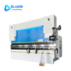 Complete electro-hydraulic servo CNC press brake equipment installed in metal fabrication workshop