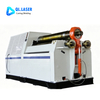 full hydraulic four roll plate rolling machine oblique view for thick steel plate rolling