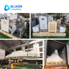  fully protected wooden packaging of 12m 20kW five axis laser cutting machine before delivery