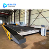 Thick steel plate gantry laser cutting equipment 40kW