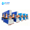 Six sets blue white hydraulic ironworker multi-station metal processing ironworker factory stock